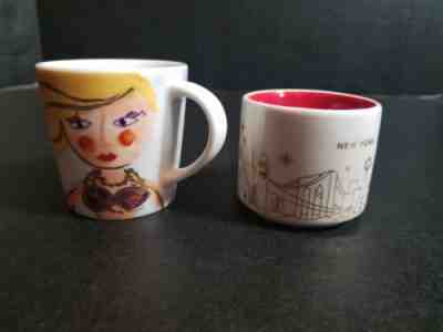 Starbucks Christmas Mermaid and New York Espresso Demitasse Mug, Cup or Ornament - Sold on eBay Jan, 23rd 2020 for $15.95