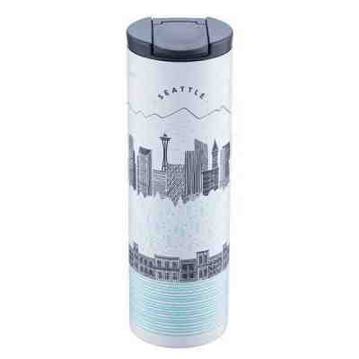 Starbucks Tumbler 16oz Stainless Steel Seattle Cityscape New Limited FS - Sold on eBay Jan, 23rd 2020 for $66.00