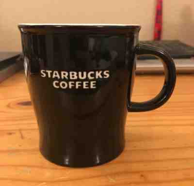 Starbucks Logo Coffee Mug Cup Black 2008 Mermaid Ceramic 8 oz - Sold on eBay Jan, 23rd 2020 for $16.79