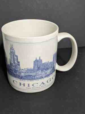 Starbucks Coffee Mug Chicago The Windy City Architectural Series 2007 18 oz - Sold on eBay Jan, 23rd 2020 for $21.21