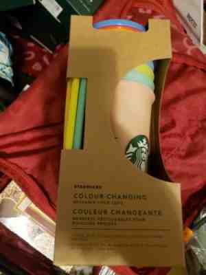 Starbucks Color Changing Reusable Cold Cup Summer Collection 5 Pack New - Sold on eBay Jan, 23rd 2020 for $80.00