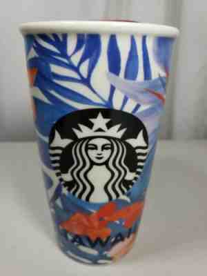 2015 Starbucks Coffee Dot Collection Hawaii Ceramic 12 oz.Travel Mug Cup Tumbler - Sold on eBay Jan, 23rd 2020 for $34.99