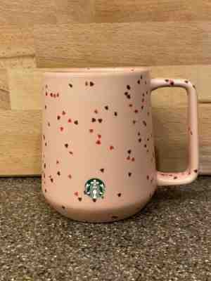 2020 Starbucks Valentines Heart Confetti Ceramic Mug - New/Rare - Sold on eBay Jan, 23rd 2020 for $28.95