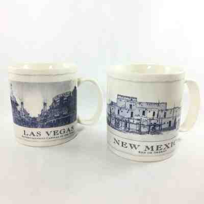 Starbucks Coffee Collectors Series City 18oz Mugs NEW MEXICO, LAS VEGAS Bundle - Sold on eBay Jan, 23rd 2020 for $29.95