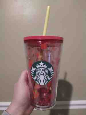 NEW HTF  -  Starbucks 2020 Valentines Cold Cup - Sold on eBay Jan, 23rd 2020 for $15.00