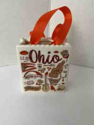 Starbuck Ohio “Been There Series” Tote Christmas Ornaments 2019 - Sold on eBay Jan, 23rd 2020 for $15.00