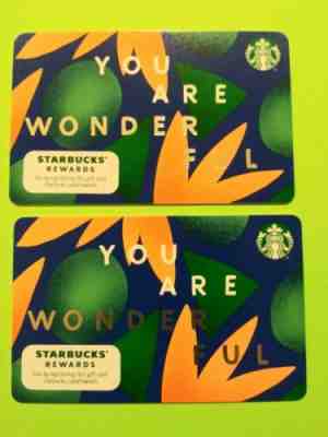 Starbucks gift card 2019/20 "YOU ARE WONDERFUL". NO VALUE. New.  - Sold on eBay Jan, 23rd 2020 for $20.00
