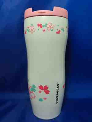 New Starbucks Sakura Cherry Stainless Steel Tumbler Cup 12oz Hong Kong White - Sold on eBay Jan, 23rd 2020 for $39.99