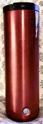 NEW Starbucks HOLIDAY 2019 Red Metallic Tumbler Stainless Flip-Top Coin 16oz NWT - Sold on eBay Jan, 23rd 2020 for $29.95