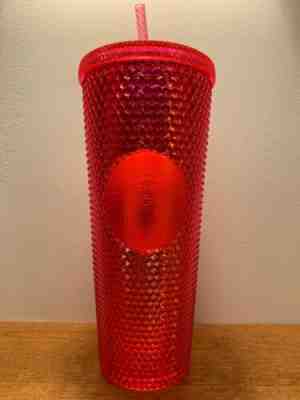NEW Starbucks Platinum Pink Stud Tumbler Cup 2019 Holiday Edition.  24 Oz Size. - Sold on eBay Jan, 22nd 2020 for $17.70