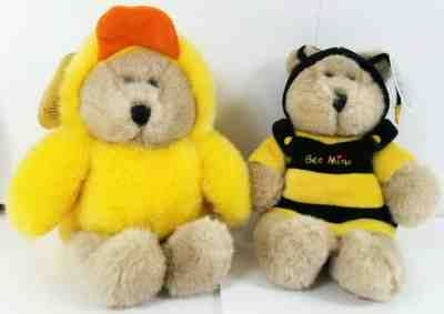 Lot of 2 Starbucks Bearista Bears Bee Mine Valentine Yellow Duck NWT New w Tags - Sold on eBay Jan, 22nd 2020 for $19.99