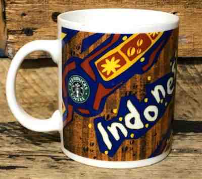 Starbucks Coffee Company INDONESIA Coffee Mug Cup Rare Made in Taiwan 2002 - Sold on eBay Jan, 22nd 2020 for $29.99