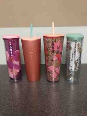 Starbucks Valentine 2020 Tumbler Lot Of 4. Brand New - Sold on eBay Jan, 22nd 2020 for $65.00