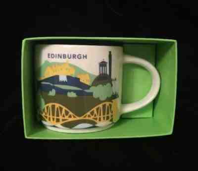 Starbucks Edinburgh YAH Mug Scotland Castle Forth Bridge Dog You Are Here UK New - Sold on eBay Jan, 22nd 2020 for $64.99