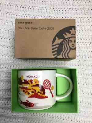 NIB Starbucks RARE MONACO Your Are Here Collection Coffee Mug Ships From CO/USA - Sold on eBay Jan, 22nd 2020 for $45.00