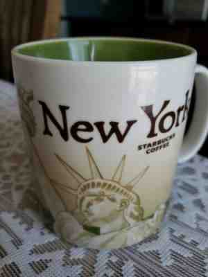 2011 New York Starbucks Coffee Mug 16oz Statue of Liberty Collectors Series - Sold on eBay Jan, 22nd 2020 for $16.99