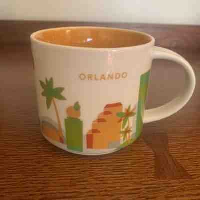 STARBUCKS "You Are Here" Collection / ORLANDO / RETIRED / City Mug - Mint Cond - Sold on eBay Jan, 22nd 2020 for $17.59