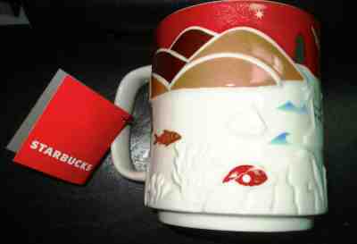 2019 Starbucks Philippines Chritmas Relief red MUG BRAND NEW  with sku paper tag - Sold on eBay Jan, 22nd 2020 for $34.50