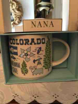 Starbucks 14oz Mug "Been There Series" Across The Globe Collection Colorado NIB - Sold on eBay Jan, 22nd 2020 for $19.99