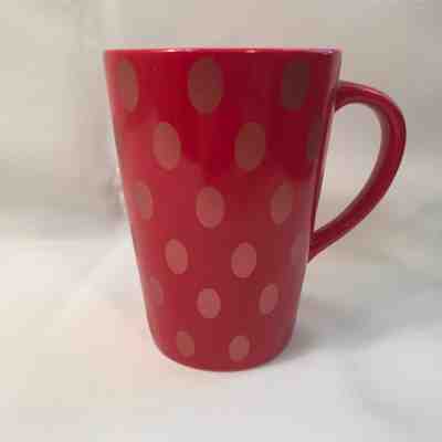 Starbucks Coffee Company 2005 Red with Metallic Copper Oval Poka Polka Dot Mug - Sold on eBay Jan, 22nd 2020 for $17.47