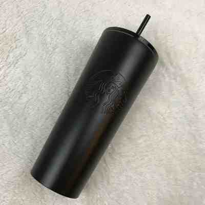 STARBUCKS 2018 Matte Black Stainless Steel Tumbler 24 oz. NEW  - Sold on eBay Jan, 24th 2020 for $39.95