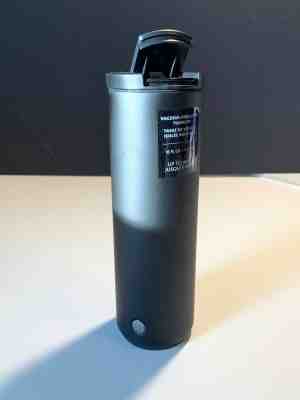 Starbucks Tumbler   Flip-Top Matte Black Stainless Steel 16oz Vacuum Insulated - Sold on eBay Jan, 24th 2020 for $19.00