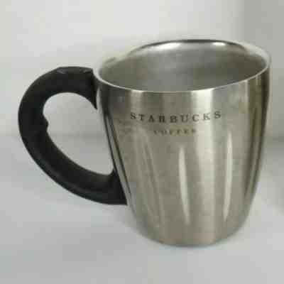Starbucks 2004 Stainless Steel Tumbler Travel Coffee Tea Mug Handle Barista Solo - Sold on eBay Jan, 24th 2020 for $19.99