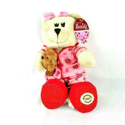Starbucks Bearista Pink Pajamas Red 69th Edition 2007 10" Bear Coffee Toy Teddy - Sold on eBay Jan, 24th 2020 for $16.95