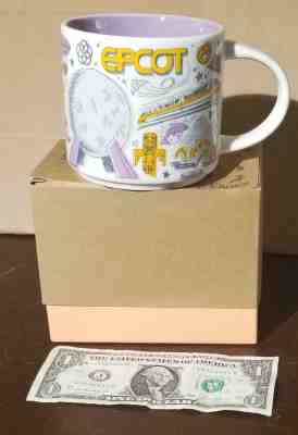 WOW! Disney Parks Starbucks Been There Epcot Coffee Mug NEW - Sold on eBay Jan, 24th 2020 for $32.99