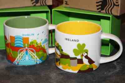 2 New Authentic Starbucks DUBLIN & IRELAND You Are Here Collection Mug - Sold on eBay Jan, 24th 2020 for $119.95