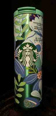 Starbucks 2020 Stainless Steel Insulated Floral 16 oz Tumbler Blue Floral New! - Sold on eBay Jan, 24th 2020 for $24.99