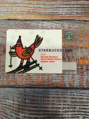 STARBUCKS Japan Nagano 2005 Special Olympics Winter Gift Card Used (U.S. Seller) - Sold on eBay Jan, 24th 2020 for $15.99