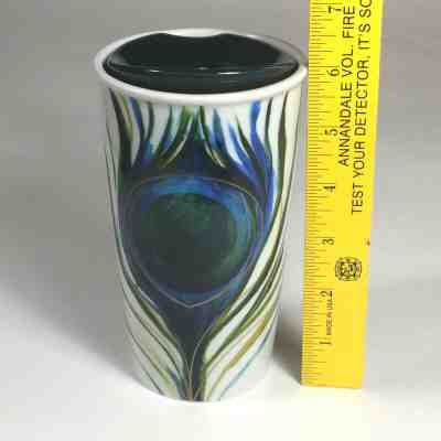 starbucks mug peacock traveler tumbler  - Sold on eBay Jan, 24th 2020 for $45.85