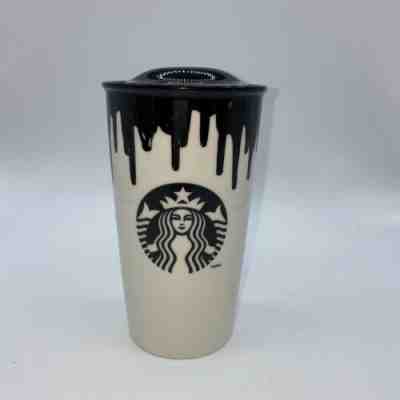 Starbucks x Band Of Outsiders Paint Drip Traveler Tumbler 2014 Dot Collection - Sold on eBay Jan, 24th 2020 for $37.00