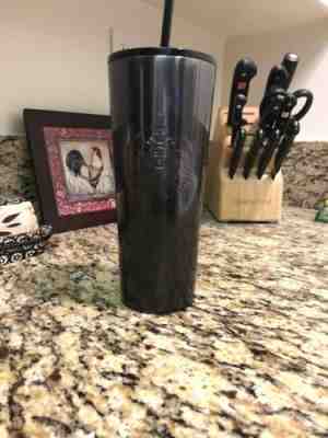 New 2019 Starbucks Stainless Steel Black Glitter Cold Cup Tumbler Mug 24 oz - Sold on eBay Jan, 24th 2020 for $25.00