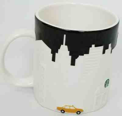 Starbucks 2012 Coffee Mug Cup New York City NYC Skyline Taxi Collector Series  - Sold on eBay Jan, 24th 2020 for $19.99