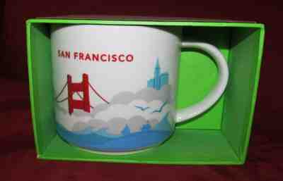 Starbucks YOU ARE HERE ~YAH~ RETIRED - City Mug - San Fracisco- NIB w/ Tags - Sold on eBay Jan, 24th 2020 for $30.00