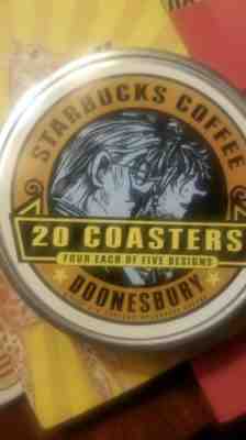 Doonesbury Paper Coasters from Starbucks Canister 20 Coasters - Sold on eBay Jan, 24th 2020 for $20.00