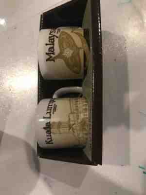 Starbucks Mini Globa Icon Mug Set- Malaysia Kuala Lumpur - Sold on eBay Jan, 24th 2020 for $20.00