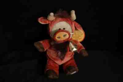 Starbucks Year of OX Plush Toy Doll 82nd Bearista Pig Teddy Bear RARE NEW NWT