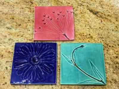 Rare Starbucks Coffee Company Pressed Flower Imprint Coaster Lot of (3) Coasters - Sold on eBay Jan, 23rd 2020 for $43.00