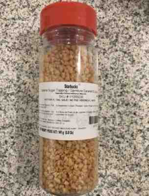 RARE Starbucks Caramel Sugar Topping for Caramel Ribbon Crunch Frappuccino (5OZ) - Sold on eBay Jan, 23rd 2020 for $38.95