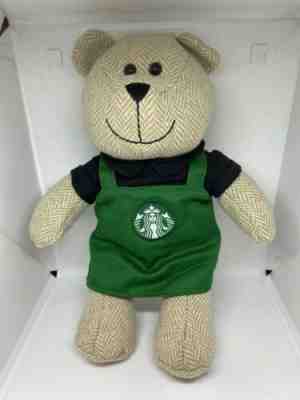 Starbucks Bearista Boy Bear 2016 Limited Edition GREEN Apron Barista 10-1/2" - Sold on eBay Jan, 23rd 2020 for $16.99