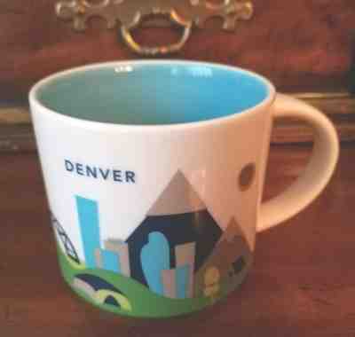 STARBUCKS "You Are Here" Collection / DENVER / RETIRED / City Mug - Mint Cond - Sold on eBay Jan, 22nd 2020 for $24.90