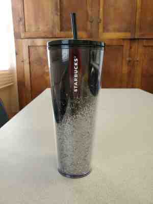 NEW Starbucks Holiday 2019 Black Silver Glitter Tumbler Cup 24 oz SHIP SAME DAY - Sold on eBay Jan, 22nd 2020 for $19.99