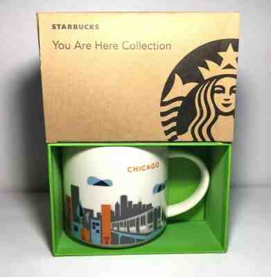 Starbucks Coffee Mug You Are Here Collection 2012 Chicago IL With Box 14 fl oz - Sold on eBay Jan, 22nd 2020 for $18.00