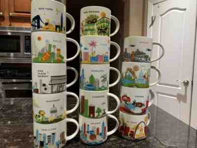 14 starbucks you are here mugs - Sold on eBay Jan, 22nd 2020 for $75.00