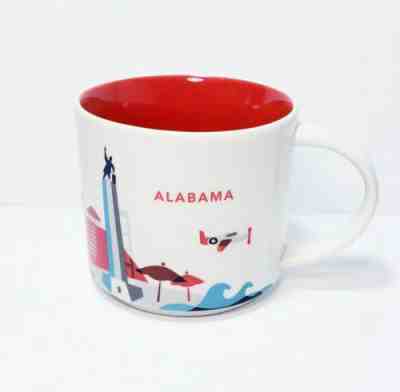 Starbucks You Are Here Collection Alabama 14 oz Coffee Mug Cup 2017 - Sold on eBay Jan, 22nd 2020 for $20.99