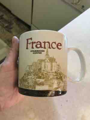 NEW 2009 STARBUCKS COLLECTOR SERIES Mont Saint Michel France 16oz CERAMIC MUG - Sold on eBay Jan, 25th 2020 for $24.99