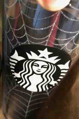 Starbucks 2019 Halloween Glitter Spiderweb Tumbler Cup 24oz - Rare - Sold on eBay Jan, 25th 2020 for $29.99